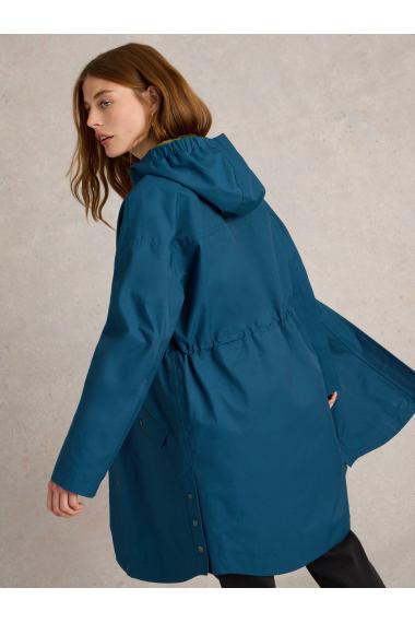 White Stuff Wren Waterproof Coat in DK TEAL Art. WS441408