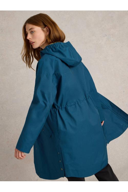 White Stuff Wren Waterproof Coat in DK TEAL Art. WS441408