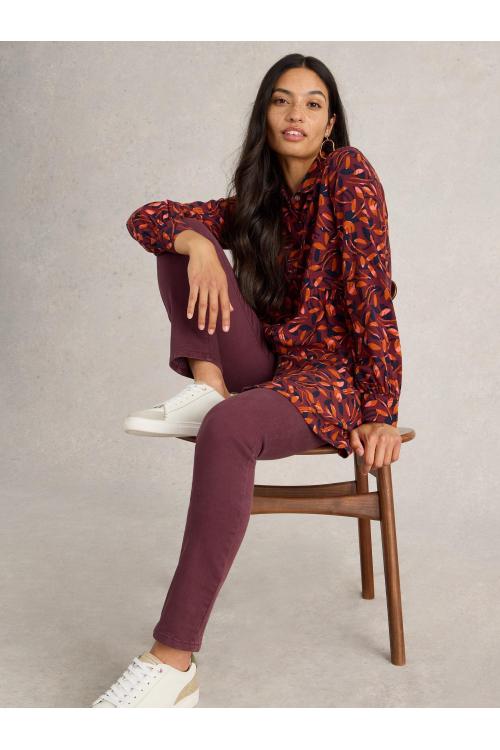 White Stuff Janey Jegging in DK PLUM Art. WS441429