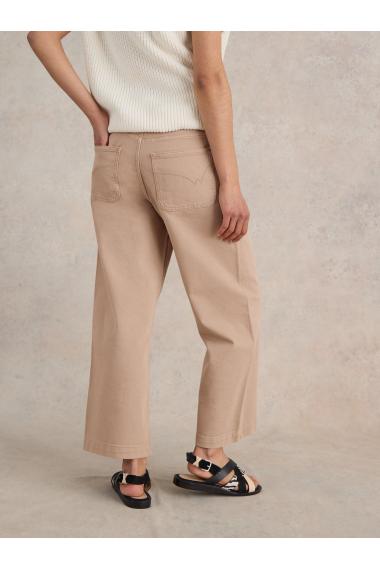 White Stuff Tia Wide Leg Crop Jean in DK NAT Art. WS441459