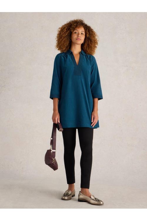 White Stuff Blaire Cord Tunic in DK TEAL Art. WS441461