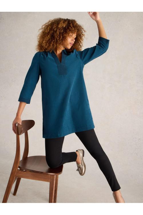 White Stuff Blaire Cord Tunic in DK TEAL Art. WS441461