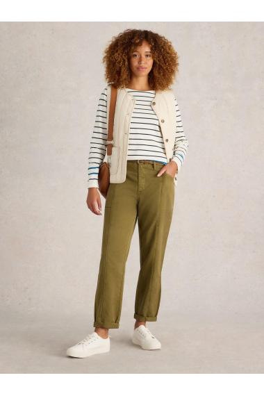 White Stuff Thea Trouser in KHAKI GRN Art. WS441492