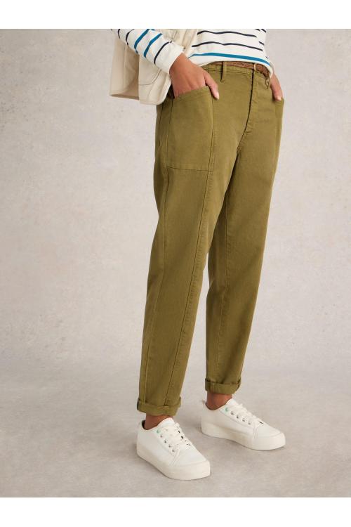 White Stuff Thea Trouser in KHAKI GRN Art. WS441492