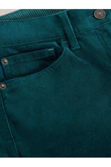 White Stuff Brooke Straight Cord Trouser in DK GREEN Art. WS441493