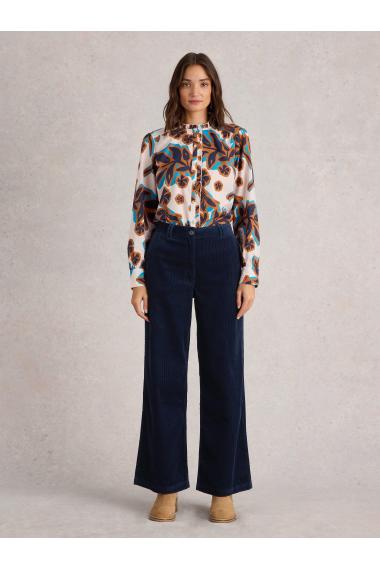 White Stuff Belle Cord Wide Leg Trouser in DARK NAVY Art. WS441494