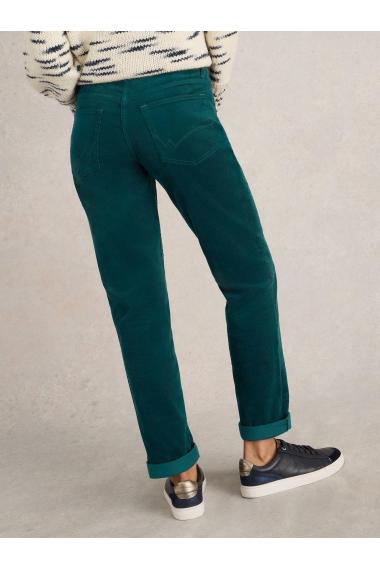 White Stuff Brooke Straight Cord Trouser in DK GREEN Art. WS441493