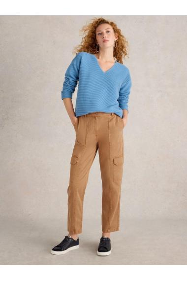 White Stuff Clover Cargo Trouser in MID TAN Art. WS441495