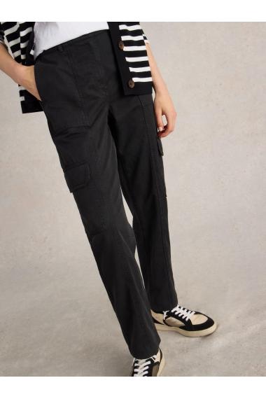 White Stuff Clover Cargo Trouser in PURE BLK Art. WS441495