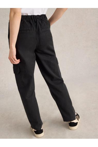 White Stuff Clover Cargo Trouser in PURE BLK Art. WS441495