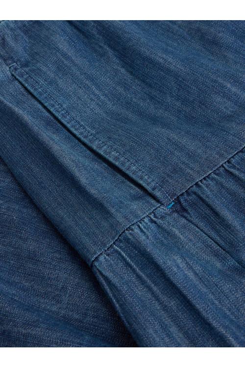 White Stuff Jenna Denim Tiered Skirt in DARK NAVY Art. WS441500