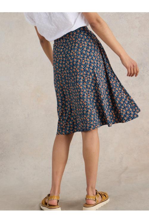 White Stuff Jade Jersey Skirt  in NAVY PR Art. WS441502