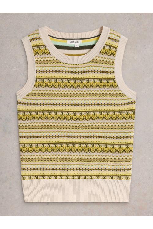 White Stuff FAIRISLE STRIPE TANK in CHART MLT Art. WS441520