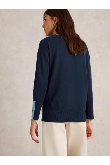 White Stuff OLIVE JUMPER in FR NAVY Art. WS441531