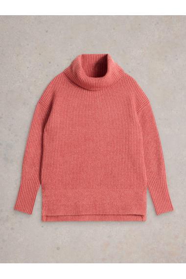 White Stuff LOVELY RIB JUMPER in DUS PINK Art. WS441584