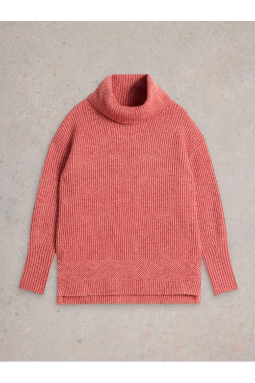 White Stuff LOVELY RIB JUMPER in DUS PINK Art. WS441584