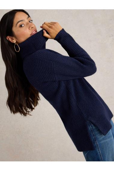 White Stuff LOVELY RIB JUMPER in FR NAVY Art. WS441584