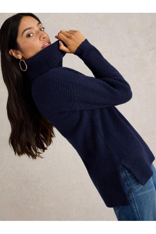 White Stuff LOVELY RIB JUMPER in FR NAVY Art. WS441584