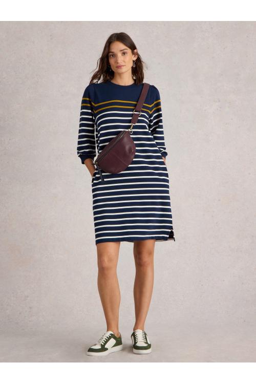 White Stuff Amy Stripe Dress in NAVY MULTI Art. WS441674