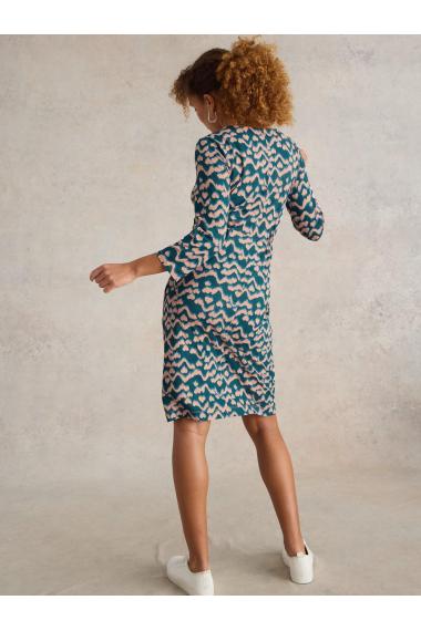 White Stuff Tallie Jersey Dress in TEAL PR Art. WS441681