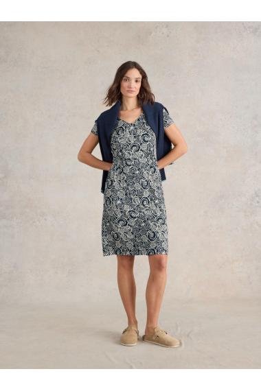 White Stuff Tallie Jersey Dress in NAVY PR Art. WS441690