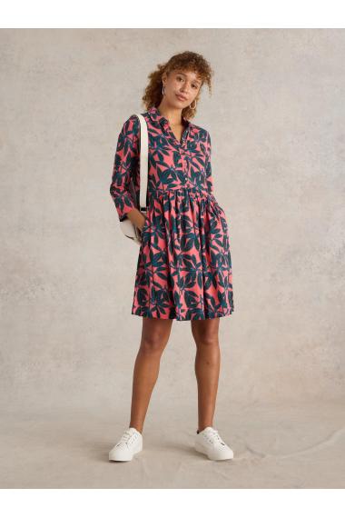 White Stuff Everly Jersey Shirt Dress in RED PR Art. WS441705