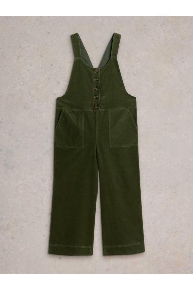 White Stuff Viola Cord Dungaree in DK GREEN Art. WS441719