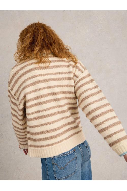 White Stuff TYLER CARDI in NAT MLT Art. WS441725