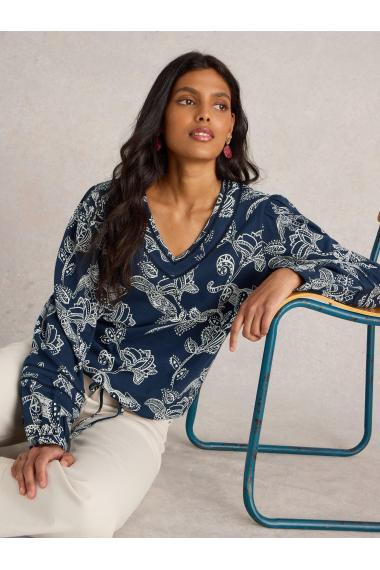 White Stuff BETTY TIE HEM in NAVY PR Art. WS441741