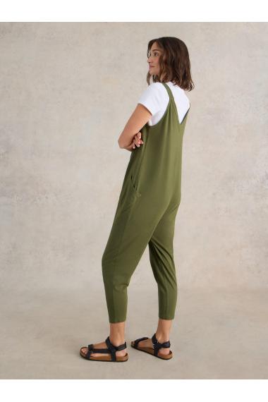 White Stuff Selina Jersey Jumpsuit in KHAKI GRN Art. WS441836