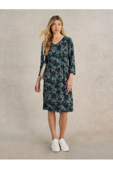 White Stuff Tallie Jersey Dress in TEAL MLT Art. WS441842