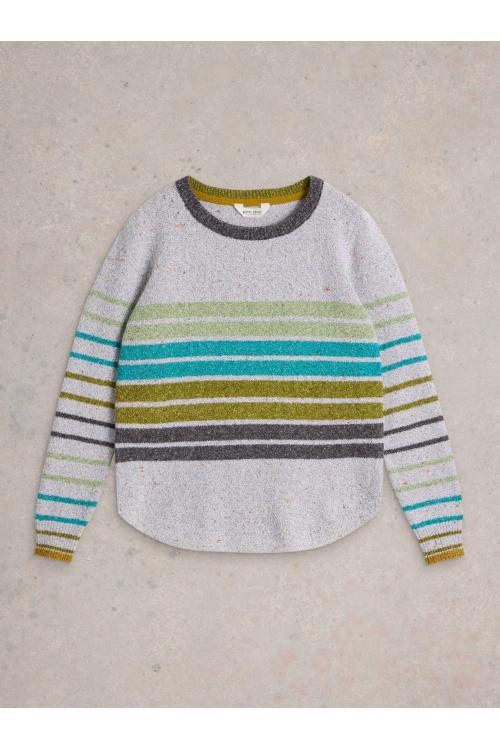 White Stuff TALIA NEP JUMPER in NAT MLT Art. WS441847