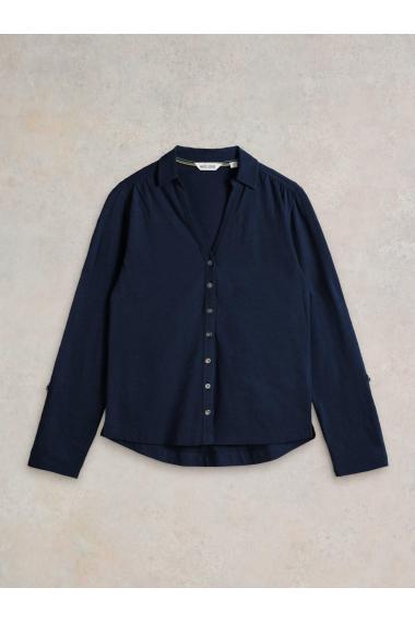 White Stuff ANNIE TEXTURED SHIRT in FR NAVY Art. WS441852