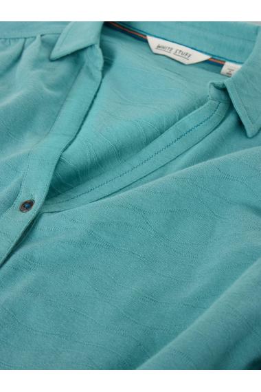 White Stuff ANNIE TEXTURED SHIRT in MID TEAL Art. WS441852