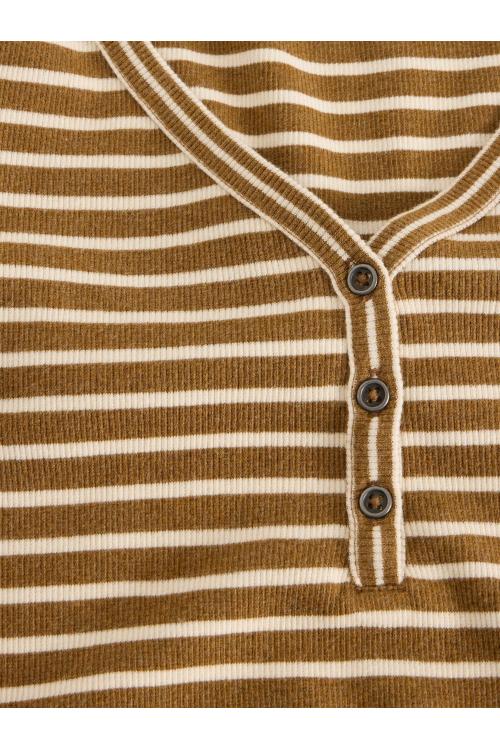 White Stuff HALLEY RIB STRIPE HENLEY in CHART MLT Art. WS441859