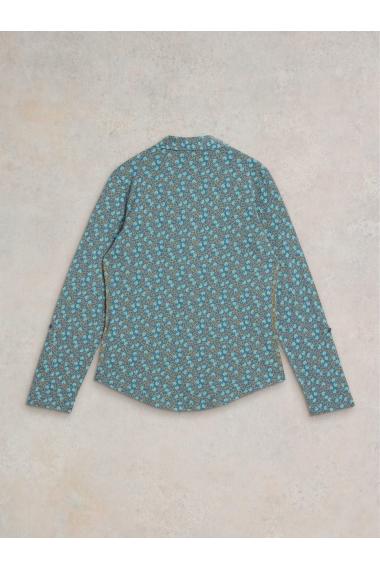 White Stuff ANNIE JERSEY SHIRT in TEAL PR Art. WS441864