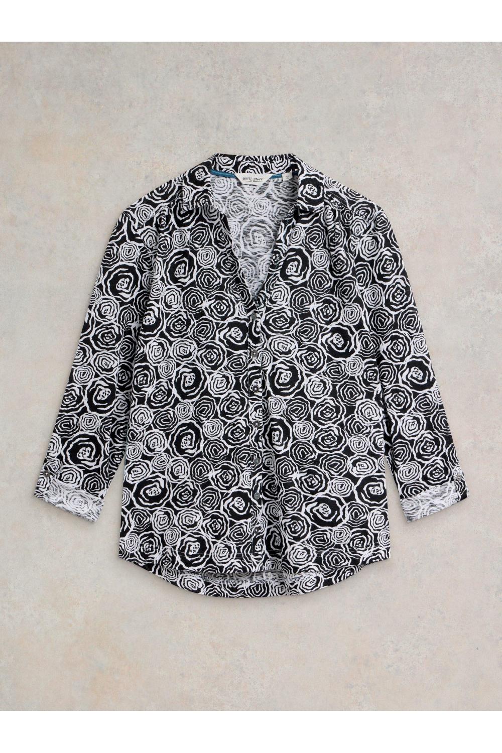 White Stuff ANNIE JERSEY SHIRT in BLK PR Art. WS441870