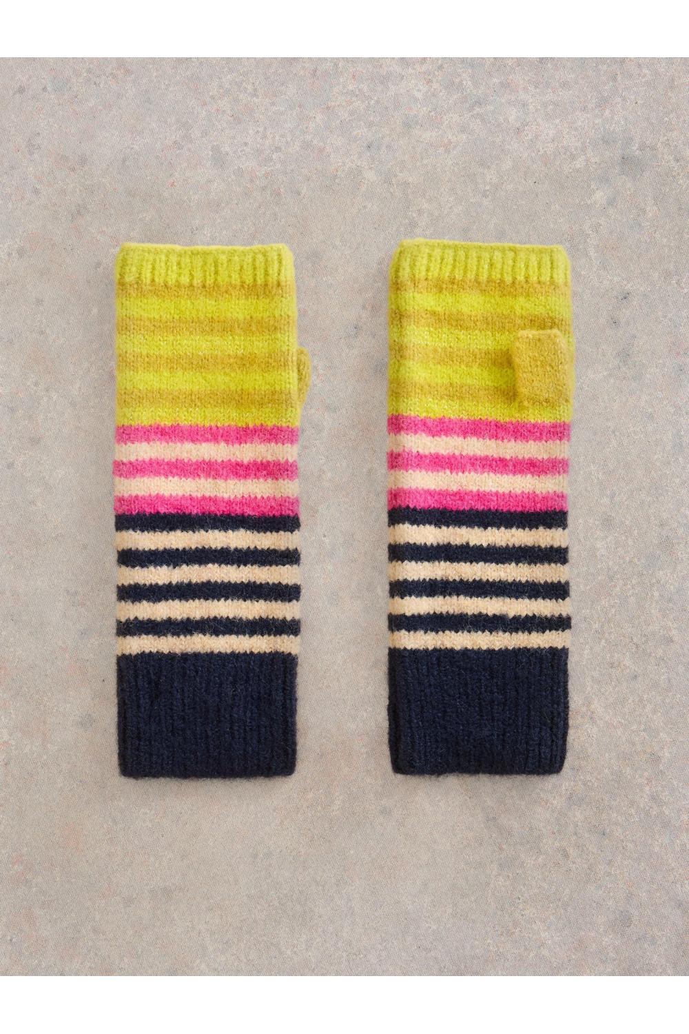 White Stuff Striped Arm Warmer in YELLOW_MLT WS442281