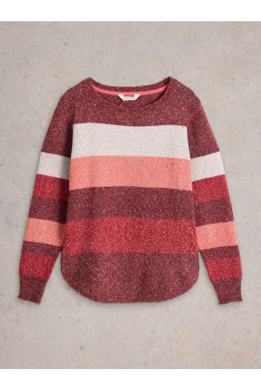 White Stuff TALIA NEP JUMPER in PLUM_MLT WS441847