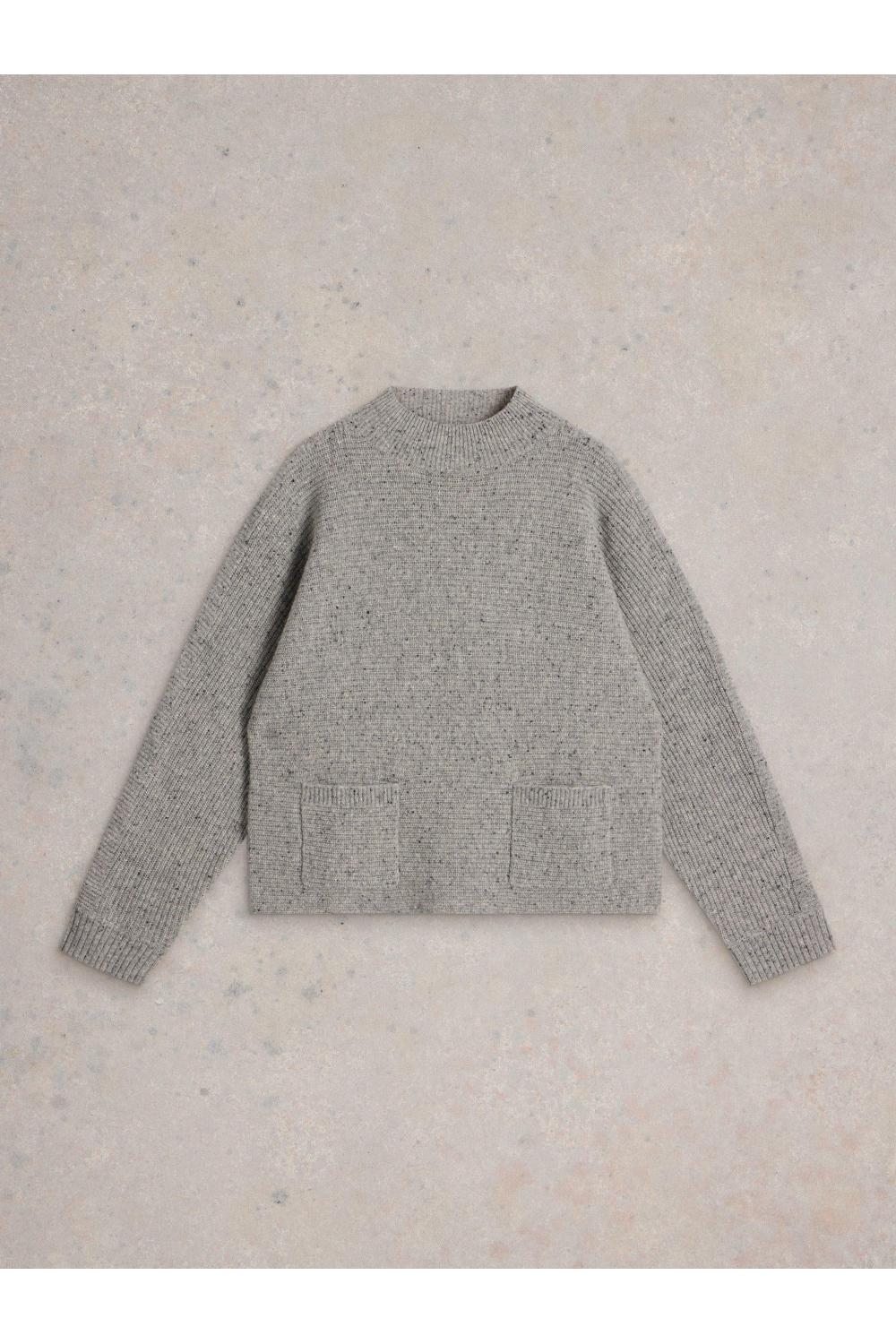 White Stuff CARLI JUMPER in MID_GREY WS442097