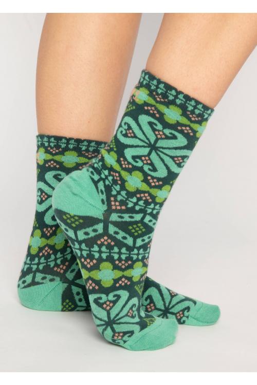 Blutsgeschwister Sensational Steps in stay cosy socks, 1 Paar Einheitsgröße