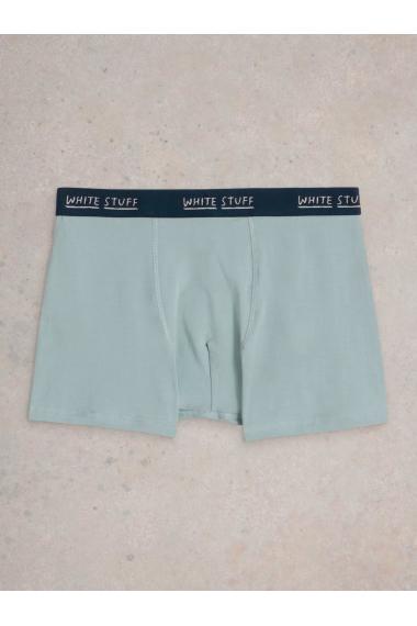 White Stuff 2pack Boxers - plain & stripe in BLUE MLT Art. WS436340