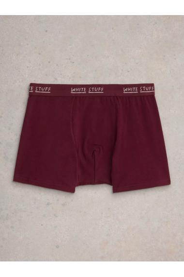 White Stuff 2pack Boxers - plain & stripe in PLUM MLT Art. WS436340