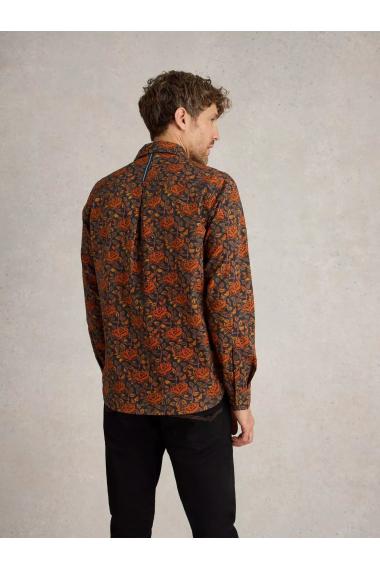 White Stuff Block Floral Printed Shirt in BROWN MLT Art. WS441608