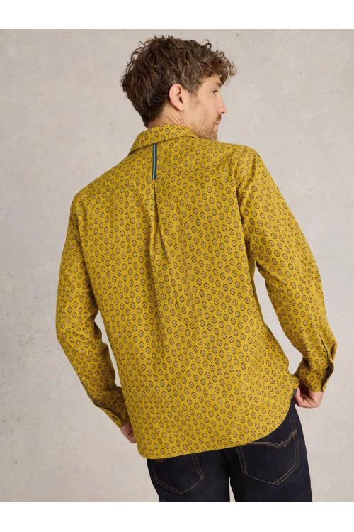 White Stuff Tile Printed Shirt in YELLOW MLT Art. WS441614