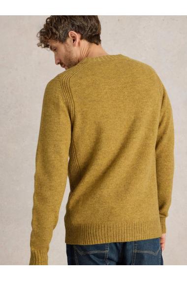 White Stuff Lambswool Henley in DK_YELLOW WS442152