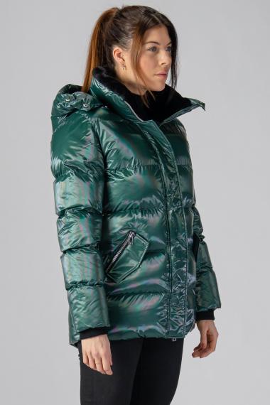 Woodpecker Womens Winter Coat BUMNESTER in Color AVOCADO, Größe M