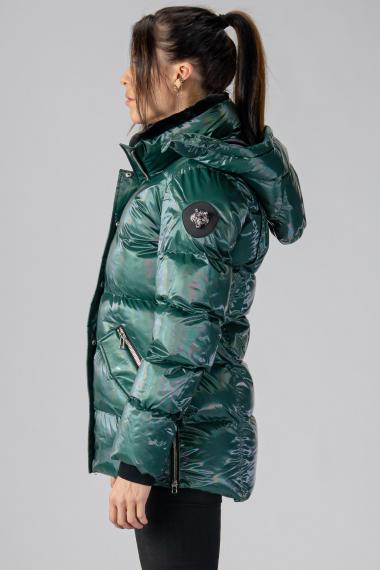 Woodpecker Womens Winter Coat BUMNESTER in Color AVOCADO, Größe M