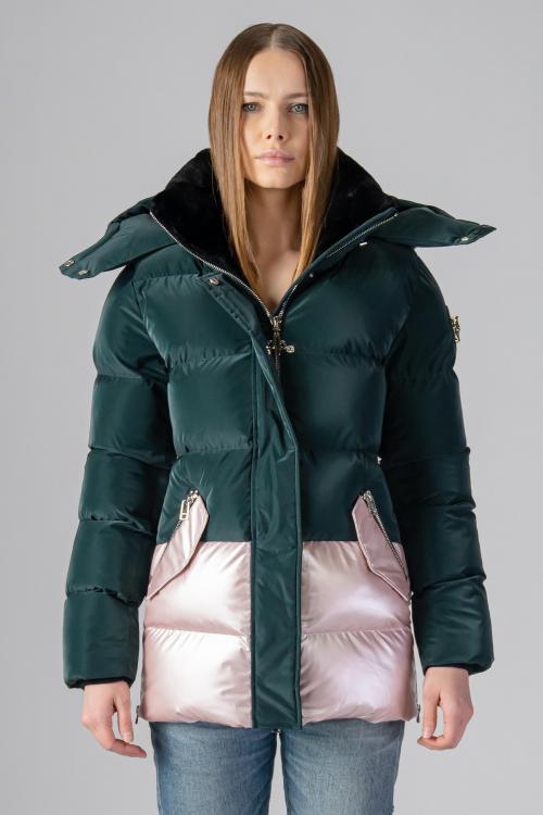 Woodpecker Womens Winter Coat BUMNESTER in Color EMEROLD GREEN P., Größe S