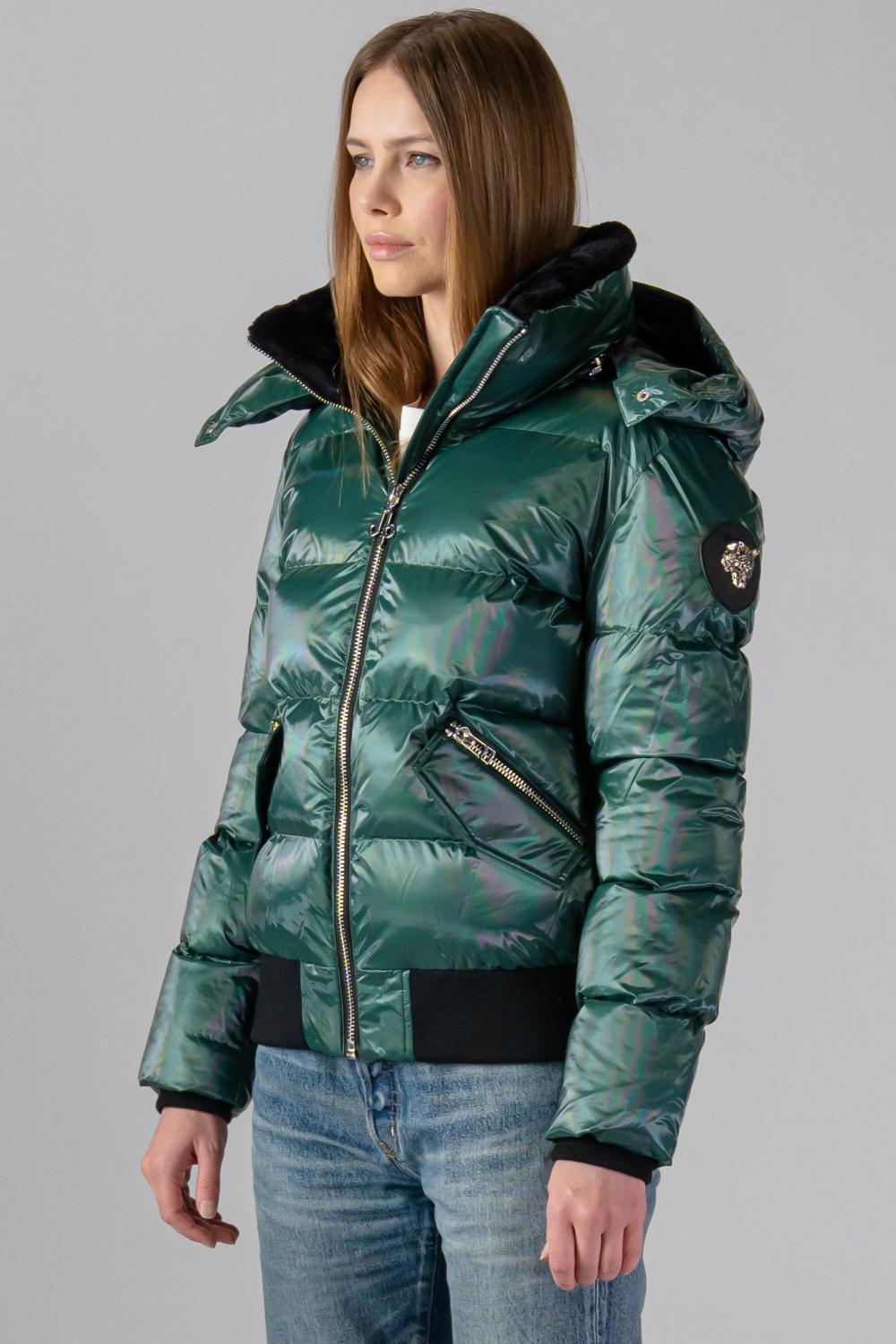 Woodpecker Womens Short Jacket WOODY BOMBER in Color AVOCADO, Größe M